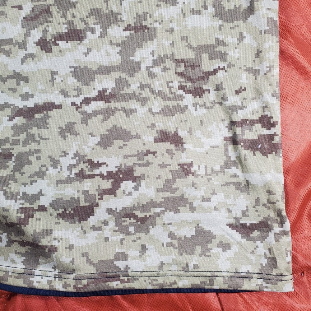 Nike Dallas Cowboys Salute‎ Service Shirt Men M Camo Dri Fit OnField 3/4 Sleeve - Picture 6 of 13